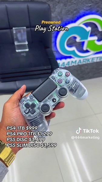 🔥Play Station Systems🔥 🎮 PS4 1TB $999 🎮 PS4 PRO 1TB $1,299 🎮 PS5 1st Gen Disc $3,499 🎮 PS5 2nd Gen Disc $3,599 📍 EMR ELDORADO ☎️ CALL | WHATSAPP : (868) 481 - 4884