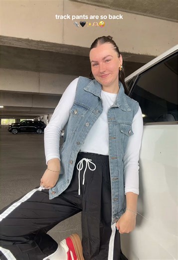 Should have kept my high school track warmup pants! #fyp #foryou #foryoupage #outfit #ootd