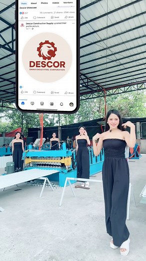 Perfect talaga ang Descor Construction Supply dahil made of steel ang kanilang mga fluted panels pati mga roofing & ceiling construction supplies! #DESCOR #Davao #steelflutedpanels #EditQueen #EditTwins | Edit Queen Reels