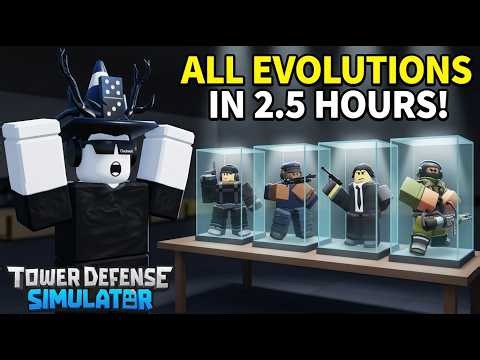 The FASTEST Way to Get ALL Evolved Towers in TDS!