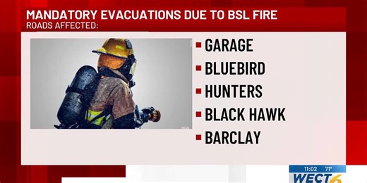 More evacuations ordered as high winds cause Boiling Spring Lakes fire to break containment lines