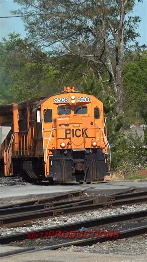 4.8K views · 394 reactions | A Pickens Pumpkin! Happy Halloween!  #trains #railroad #photography #railfanning #railfan #pocketrail #locomotives | V12 Productions | Facebook