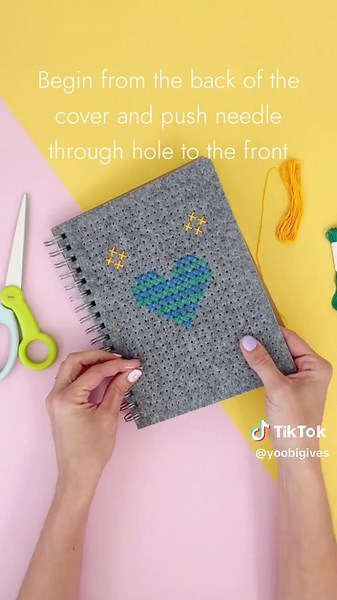 Stitch your thoughts with Yoobi's Cross Stitch Journal! 🧵✨ Unleash your creativity and organize your day, one stitch at a time. Available now at @target — make your journal, uniquely yours 📖💫 #cutestationery #stationeryaddict #teachersoftiktok #teacherlife #diyproject #diycraft