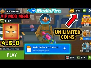 Hide online mod menu 4.5.0🔥||Unilimited coins,unlock all✔||Mod menu 2021 mediafire link||Alex noble❤