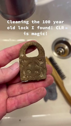 Restoring a 100-Year-Old Lock with CLR | Before & After Revealed!