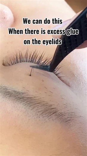 🏆Luxury Lashes Manufacturer on Instagram: "Glue on your client’s eyelid? 😱 Don’t panic — here’s a quick fix! ✨ Simply place your tweezer over the glue, wait until it dries, then lift it gently… and the glue comes right off! 🙌 💥 Order More, Save More! Shop NOW on kolybellash.com 💥 #lashtips #lashtipsandtricks #lashtutorial #columbialashes #kolybellashofficial"