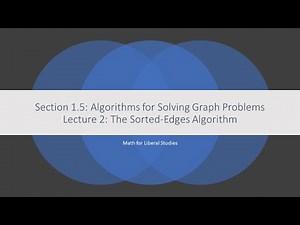 Math for Liberal Studies - Lecture 1.5.2 The Sorted-Edges Algorithm