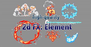2D Pixel FX:Element | 2D Characters | Unity Asset Store