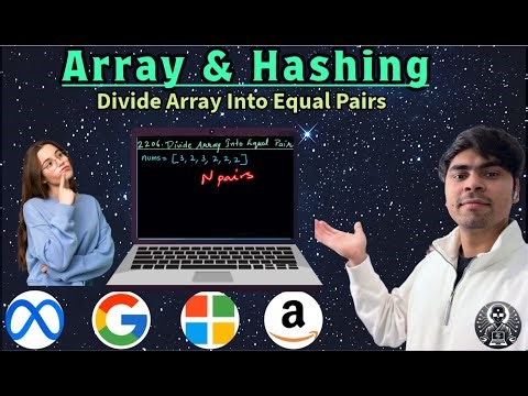 LeetCode 2206 | Divide Array Into Equal Pairs | Python Counting Pairs | AlgoYogi