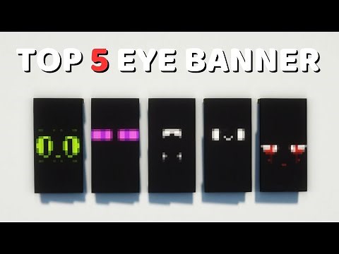 Top 5 Eye Banner Tutorial | Minecraft