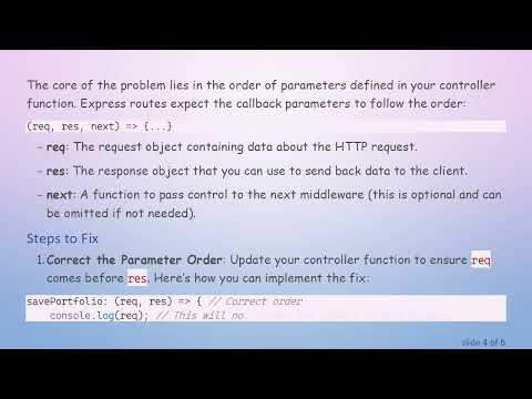 Fixing the Undefined Request Body Issue in Express Controllers