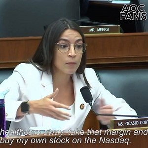 345K views · 3.6K reactions | Companies buying back their own stocks was illegal until 1982. Now CEOs get a bigger paycheck if the company's stocks are worth more, so what do they do? Make sure the stock price is as “sky-high as possible,” even at the sake of the consumer or employees. Guess what companies spent 60% of the money they got from the GOP tax scam on? Stock buybacks. AOC on fire as always  | Alexandria Ocasio-Cortez For President | Facebook