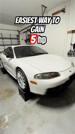 Easiest Way to add 5hp to Your CAR! Guaranteed! #carmods #carupgrades #dsm #projectcars #mitsubishi