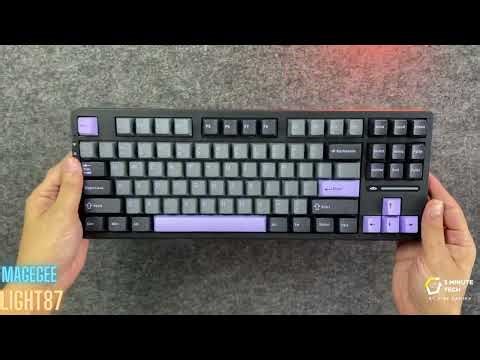 MageGee LIGHT87 4200 BDT/40$ Tri-Mode Wireless Creamy Gasket Mounted Mechanical Keyboard