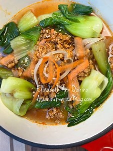 Stir-Fried Bok Choy with Ground Pork