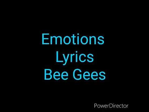 Emotions - Bee Gees (Lyrics)
