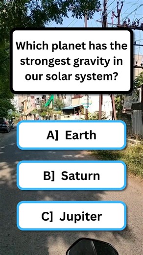 18K views · 3.2K reactions | Which planet has the strongest gravity in our solar system? #gk #gkquiz | GK World | Facebook