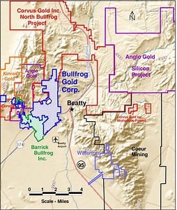 Bullfrog Gold Completes 25-Hole Drill Program at Its Nevada Project in the Bullfrog Gold District