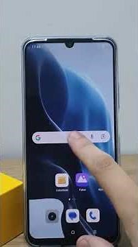 Como adicionar a barra de pesquisa do Google na tela inicial do Realme Note 70