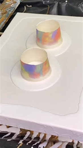 28K views · 397 reactions | One of my OG open cup pours  #artist #arttok #pourpainting #artprocess #fluidpainting #oddlysatisfying #fluidart | Lora Kan | Facebook