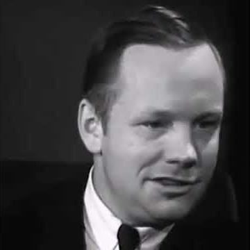 Neil Armstrong interview, BBC 1970. (First man on the moon) #SHORTS