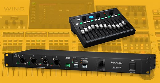 Behringer P24 StageConnect Personal Monitor Mixer and P24Hub Quickstart Guide - SweetCare