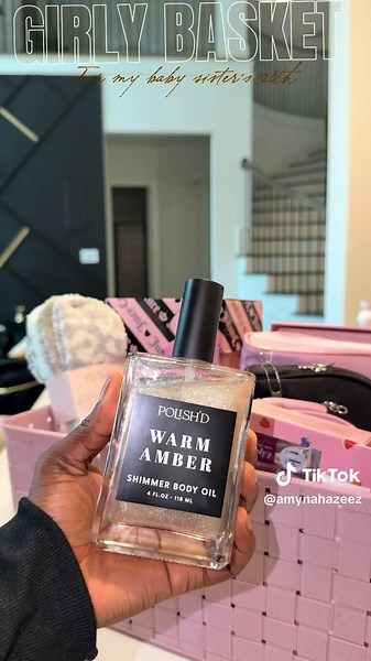 Only the best for my baby girl. My first child before I had a child. 🩷 And she still collected birthday money ooo. #datblackwoman #lifestylevlog #giftbasket #birthday #nigeriantiktok🇳🇬