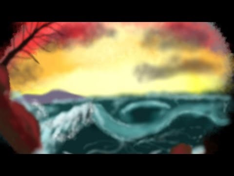 Tranquil Seas ~ Following Another Bob Ross Painting Digitally ~ (Speedpaint)