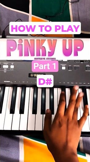 Katseye – Pinky Up Piano Tutorial {Part 1} 🎹 Easy Beginner Lesson #Shorts
