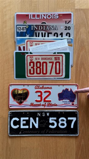 Ethan the License Plate Guy on Instagram: "I got some great gifts under the tree this year! 🎄🎁 . . . . . . #licenseplatetok #vanityplates #travel #secretsanta #roadtrip"