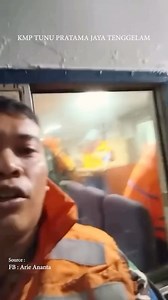 Detik detik tenggelamnya KMP TUNU PRATAMA,Dilaporkan dari area *Dermaga LCM Gilimanuk* untuk *KMP. Tunu Pratama Jaya* yang menggalami kebocoran di ruang mesin dan terbalik, dilaporkan sbg berikut1. Pada pukul 00.16 WITA *KMP. Tunu Pratama Jaya* ketika berlayar dari Pelabuhan Ketapang Banyuwangi menuju pelabuhan Gilimanuk Bali terdengar informasi di channel 17 untuk *KMP. Tunu Pratama Jaya* meminta tolong dan mengalami kebocoran mesin kapal.2. Pukul 00.19 Wita *KMP. Tunu Pratama Jaya* mengalami *
