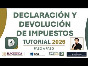 TUTORIAL 2026 ANNUAL TAX RETURN STEP BY STEP - SAT TAX REFUND