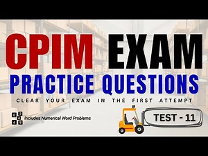 CPIM Exam Practice Question Test 11