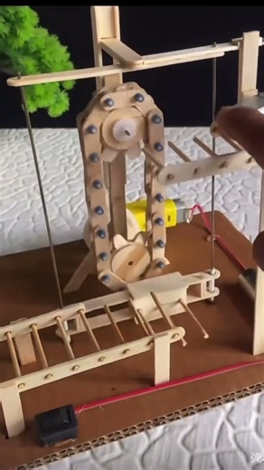 Amazing DIY Wooden Mechanical Engine Model | Creative Engineering Project in Action #carmakes