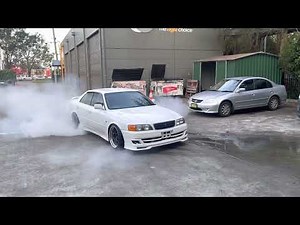 Toyota chaser jzx100 burnout