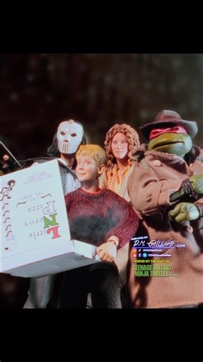 Home Alone x Teenage Mutant Ninja Turtles ❄️ #stopmotion #animation #homealone #tmnt #merrychristmas