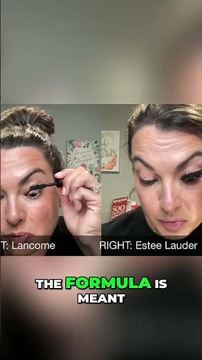Lancome vs. Estee Lauder: Dramatic Lash Mascara Battle! #shorts