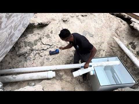 Main Grease trap installation.