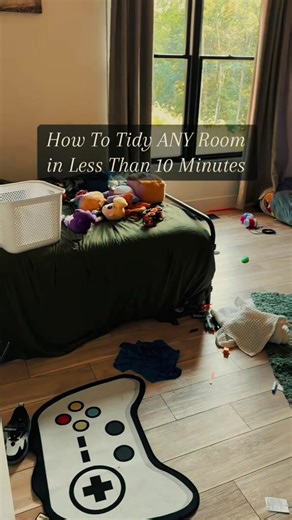 Tidy up in less than 10 min. #cleanup#fun#fyp#redditreadings