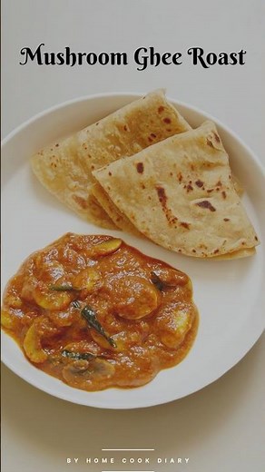 Authentic Mangalorean Mushroom Ghee Roast | No-Cashew, Air-Fried Twist | Easy & Delicious!