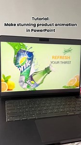 PowerPoint trick to make a stunning product introduction slide????????? #powerpoint #presentationskills #presentationdesign #powerpointskills #tutorial | PowerPointskills