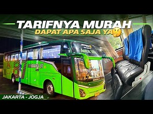 PERTAMA KALI NAIK BUS PANDAWA 87 KE JOGJA‼️Trip Jakarta - Jogja with Pandawa 87