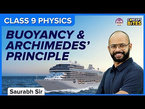 Buoyancy and Archimedes' Principle | Class 9 Gravitation | Science | BYJU'S