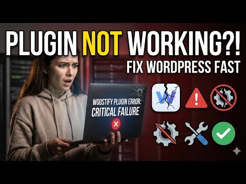 Woostify Plugin Not Working? 😱 Fix ALL Common WordPress Issues FAST!