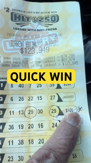 GEORGIA LOTTERY QUICK WIN. #georgialottery #lottery #lotteryjunkie #winner