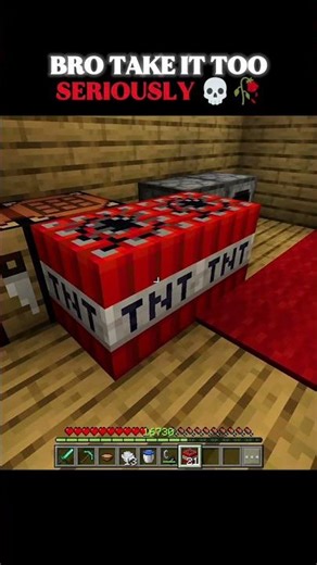 Bro Chose Chaos 💀🥀|| #minecraft