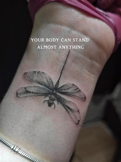 Stunning Self-Designed Dragonfly Tattoo Experience