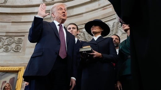 Donald Trump sworn in as 47th president, declares 'America's decline is over'