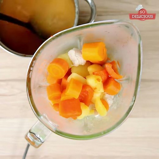 Chicken, Bacon and Veggie Cream Soup