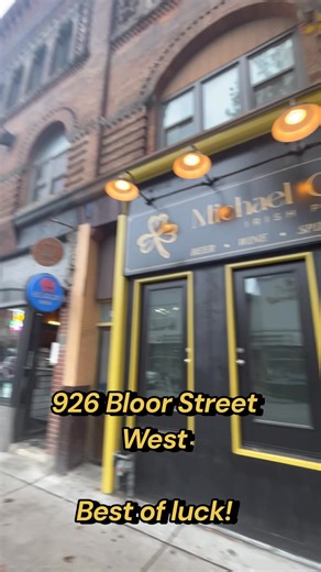 Welcome to Toronto’s newest Irish Pub: Michael Collins at 926 Bloor St West, Toronto (Near Bloor and Ossington). I’ll be playing music here tonight from 6pm to 8pm and again for a big night on Sat 8th November from 8pm! Check it out!! | Paddyman